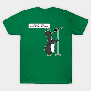 karaoke penguin T-Shirt